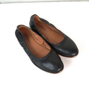 Lucky Brand Black Leather Flats